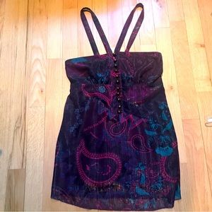 BCBGirls Women’s Purple Shiny Blouse Size S